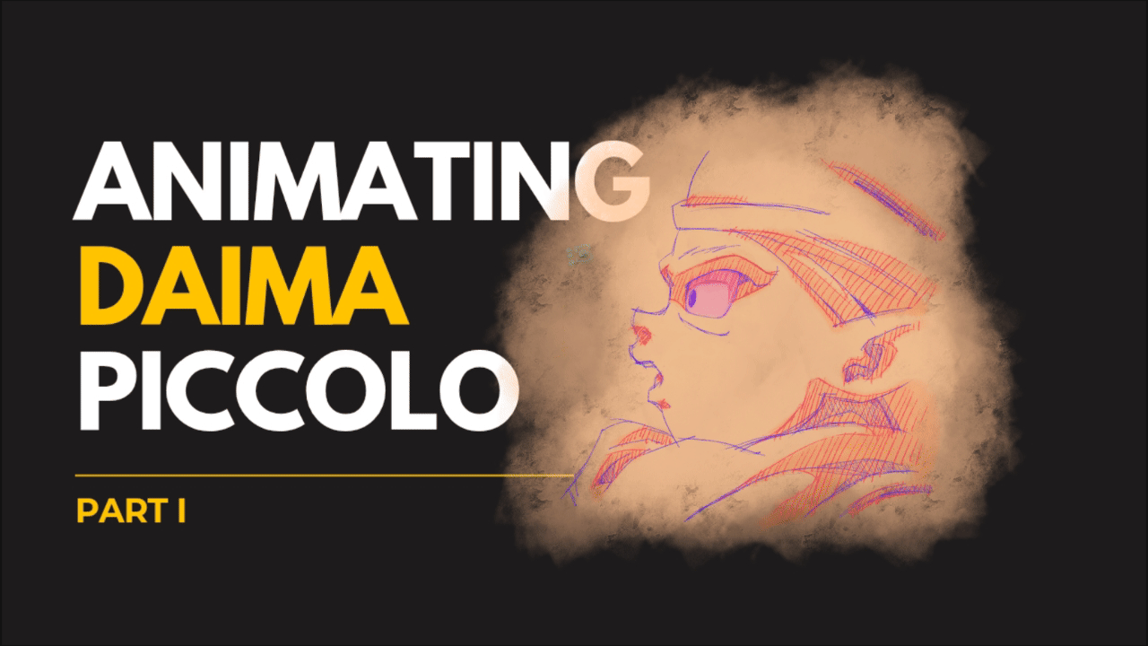 Animating DragonBall Daima Piccolo